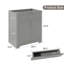 Base de meuble-lavabo 30 po seulement, lavabo non inclus-366065339-363548237