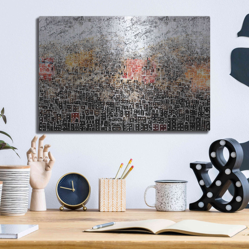 «WHITE CITY» par DB Waterman, H 12 po x l 16 po