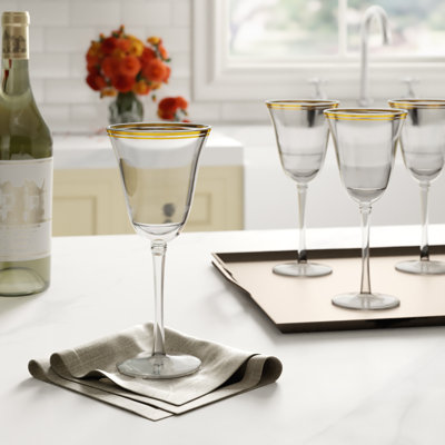 Isalei 6oz. Crystal Wine Glass Set