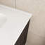 Meuble-lavabo mural simple 30 po avec comptoir intégré en céramique-105806076