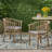 Outdoor Wooden Dining Chairs With Cushions, Set Of 2-2082472744-2082472745