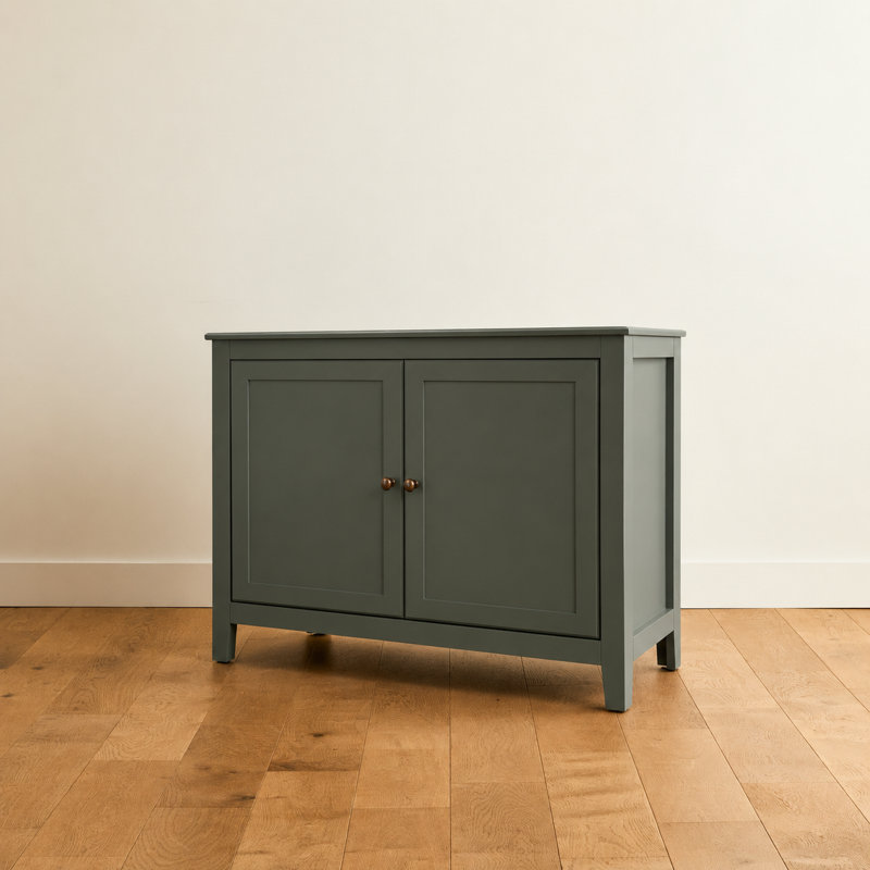 Ajalae 35" Tall 2 Door Accent Cabinet, Evergreen Fog