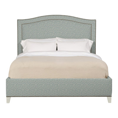 Caroline/Casey Queen Upholstered Low Profile Panel Bed