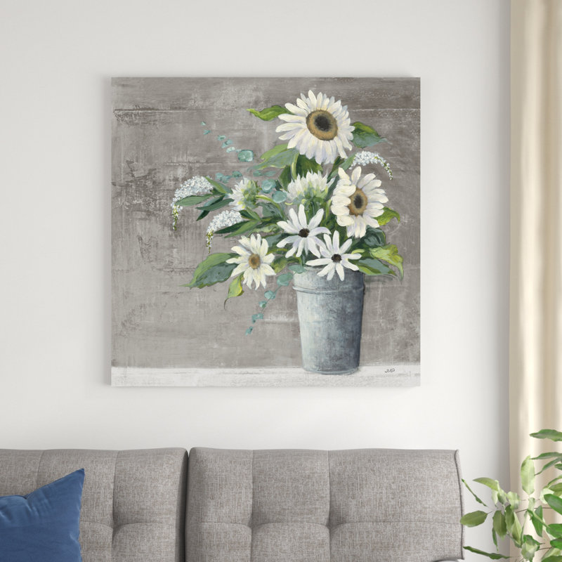 " Late Summer Bouquet II Rustic ", 36" H x 36" W
