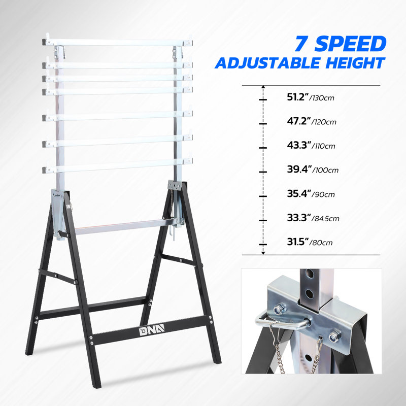 8'' W Metal Top Workbench