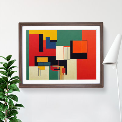 Abstract Cubism - Single Picture Frame Print
