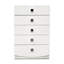 Ensemble de chambre configurable avec lit plateforme rembourrée Rachna