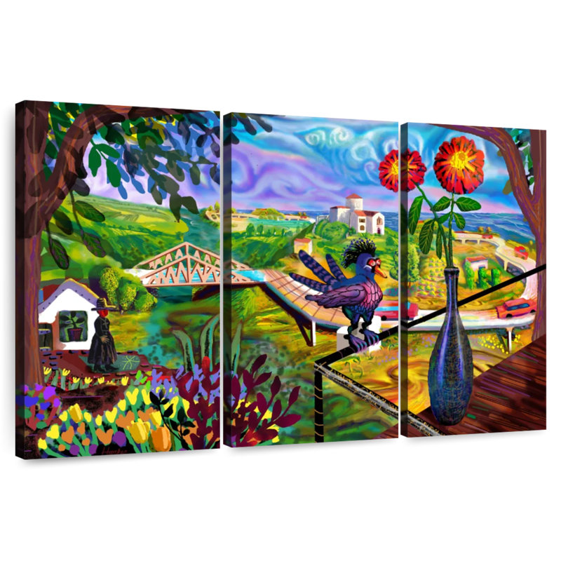 Gillard Zipolite, 20" H x 33" W