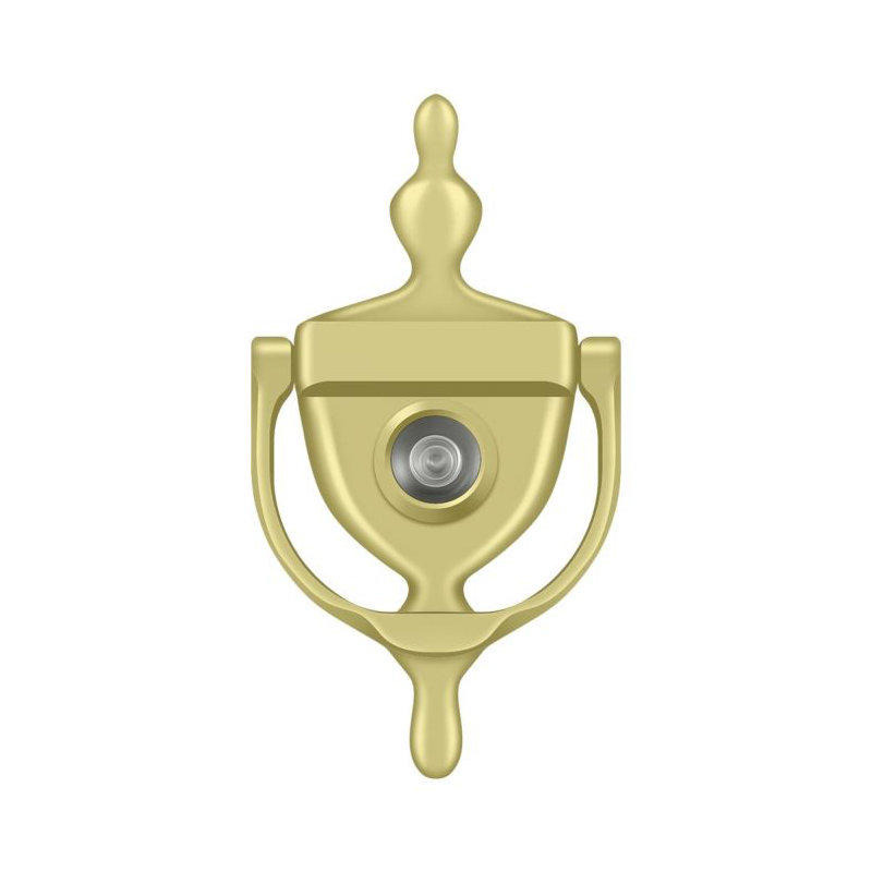 Door Knocker, Polished Brass
