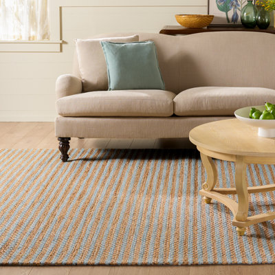Martha Stewart 9526 Hand Tufted 40% Jute; 40% Wool; 20% Cotton Striped Rug