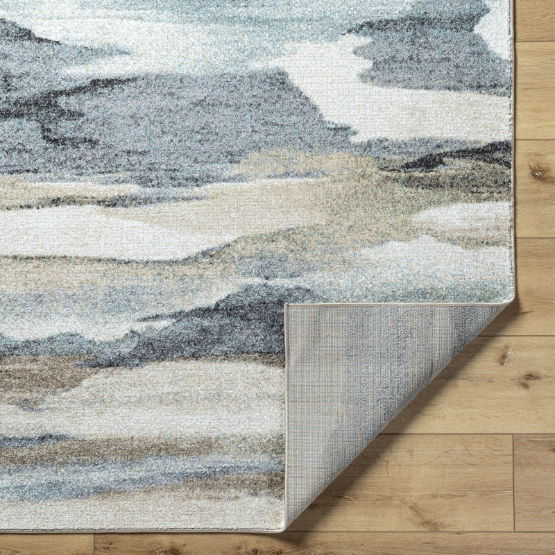 Braston Abstract Rug, Rectangle 5'3" x 7'