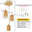 Berwick 3 - Light Bronze Cylinder Pendant