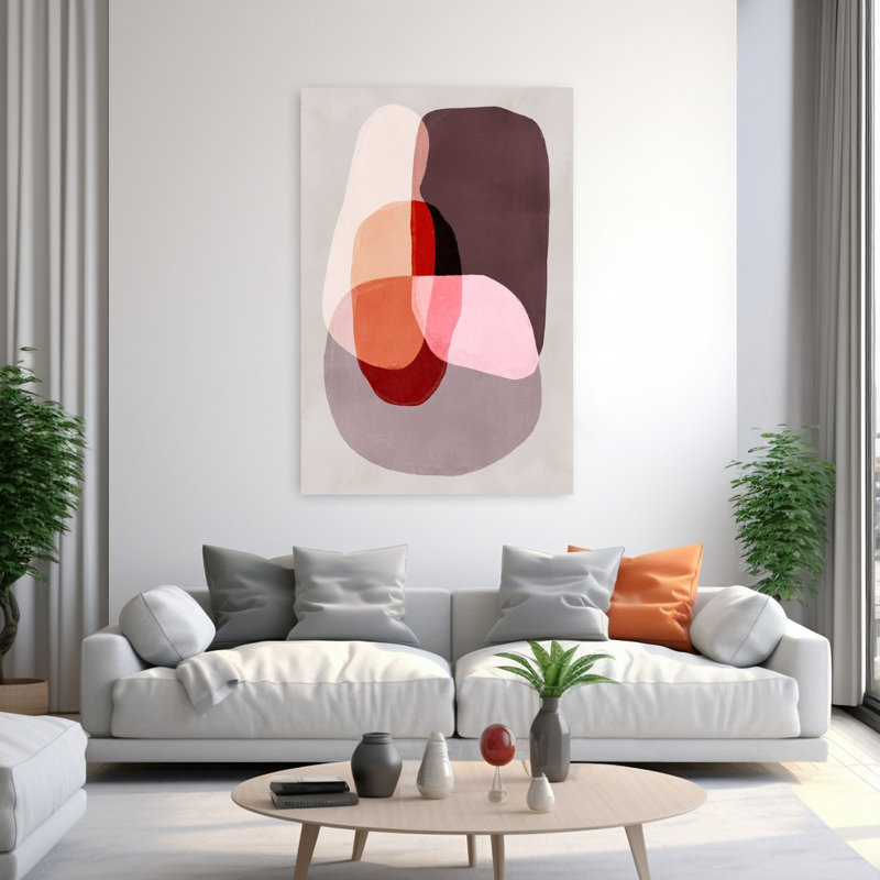 Art contemporain contemporain, H 60 po x l 40 po