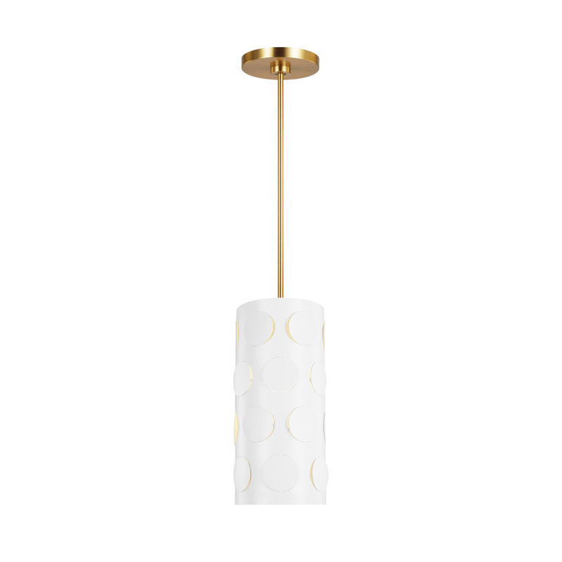 Dottie 1 - Light Single Pendant, Burnished Brass