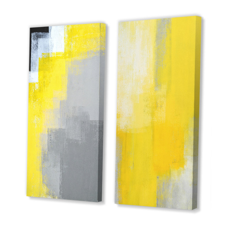 «Abstract Universe», ensemble de 2 impressions sur toile, Toile tendue, H 32 po x l 32 po x P 1 po