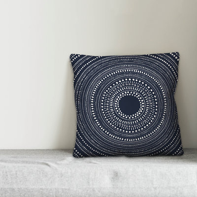 Damask Reversible Throw Pillow