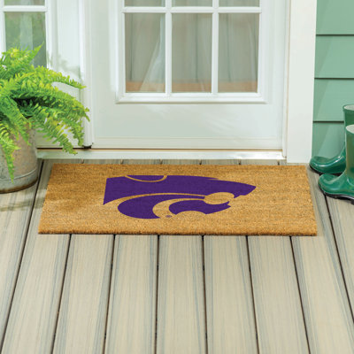 Grand tapis couleur coco de l'Université Kansas State, 36 po x 24 po