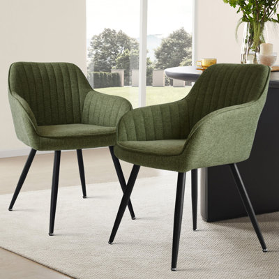Fauteuil de salle à manger l 23 po Jozwiak
