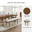 Delando Lyncott 59" Upholstered Dining Bench