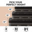 Matelas hybride mi-ferme 10 po Sinegal Luxury - mousse viscoélastique imprégnée de gel et housse respirante antistatique-624356333-624585603