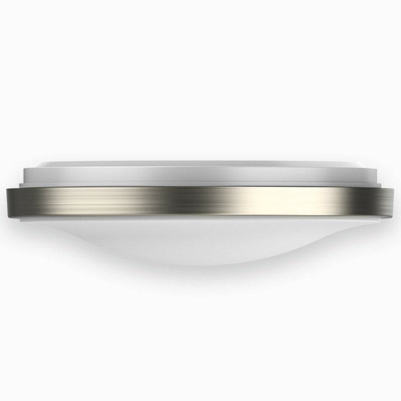 Plafonnier encastré 1 lumière à DEL Wellen, H 3,4 po x l 12 po x P 12 po, 15W, 1050