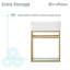 Ensemble de meuble-lavabo simple 19,5 po Pierre-1320746996