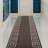 Custom Size Runner Rug 31 Inch Wide Choose Your Length Greek Key Meander Design Dark Gray Color-1990419107