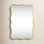 Dederang Metal Scalloped Wall Mirror