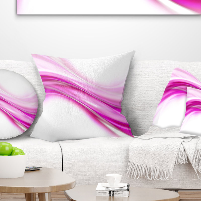  Coussin abstrait, 16 po x 1 po, Coussin décoratif