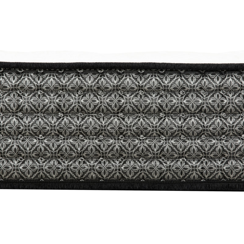 Matelas hybride grand format 12 po, mousse viscoélastique imprégnée de gel et matelas à ressorts ensachés, technologie de refroidissement, transfert à faible mouvement