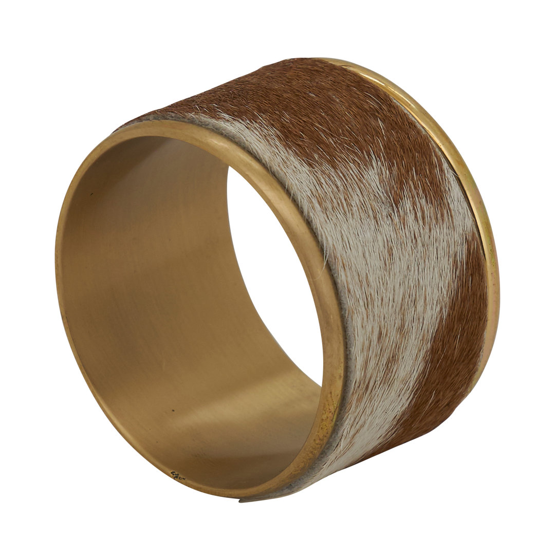 Napkin Ring Collection Brass Napkin Ring (Set of 4) Saro