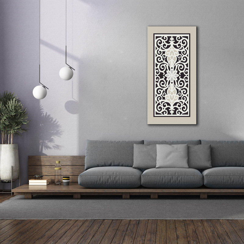 'Patterned Grill III' by Cindy Jacobs, Giclee Canvas Wall Art, 60" H x 30" W x 1.5" D