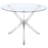 Isolde Chrome 41-inch Dining Table