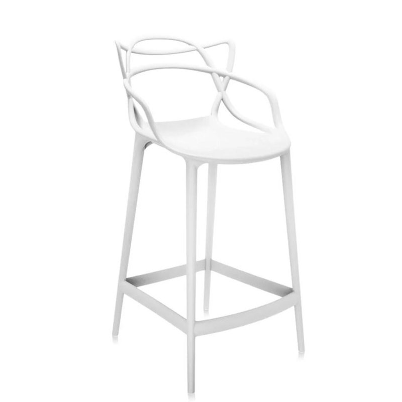 Tabouret de comptoir en plastique Monna