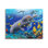 Au-490-Toile lamantins et poissons nageant sur toile par Interlitho, peinture