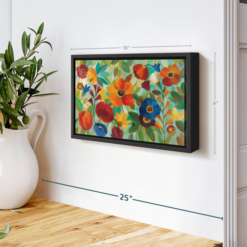Floral et botanique «Summer Floral III Canvas Print», H 9 po x l 13 po