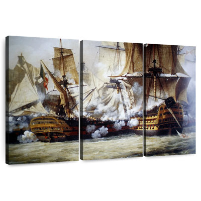 Scene Of The Battle Of Trafalgar