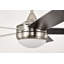 Ventilateur de plafond à DEL 52 pouces à 5 pales en nickel brossé avec télécommande, moteur CC réversible-164843353-164843358-173099505
