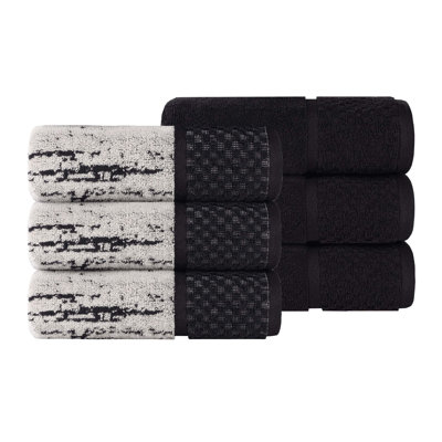 Essuie-mains en coton jacquard doux et absorbant Lodie