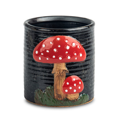 Mushroom Kitchen Utensil Holder For Countertop Ceramic Utensil Holder