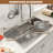 Casainc 33" L x 22" W Drop-in Stainless Steel Kitchen Sink with Faucet Included-109012387