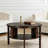 Round Coffee Table with Storage-1874384700