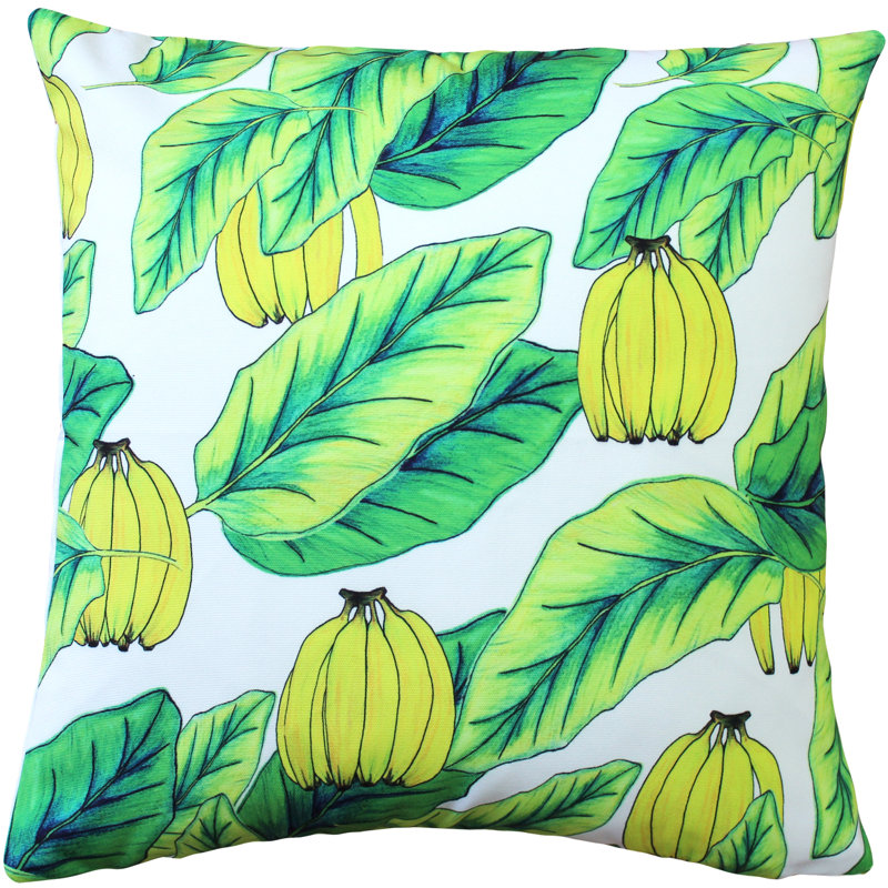 Floral Reversible Throw Pillow