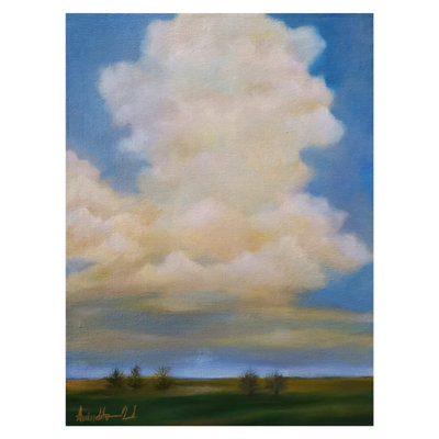 Beautiful Cloudy Day | Oil On Canvas | By Anindita Dey