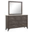 Commode l 7,05 po avec miroir Jvian