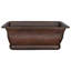 66" Hammered Copper French Curved Style Bathtub