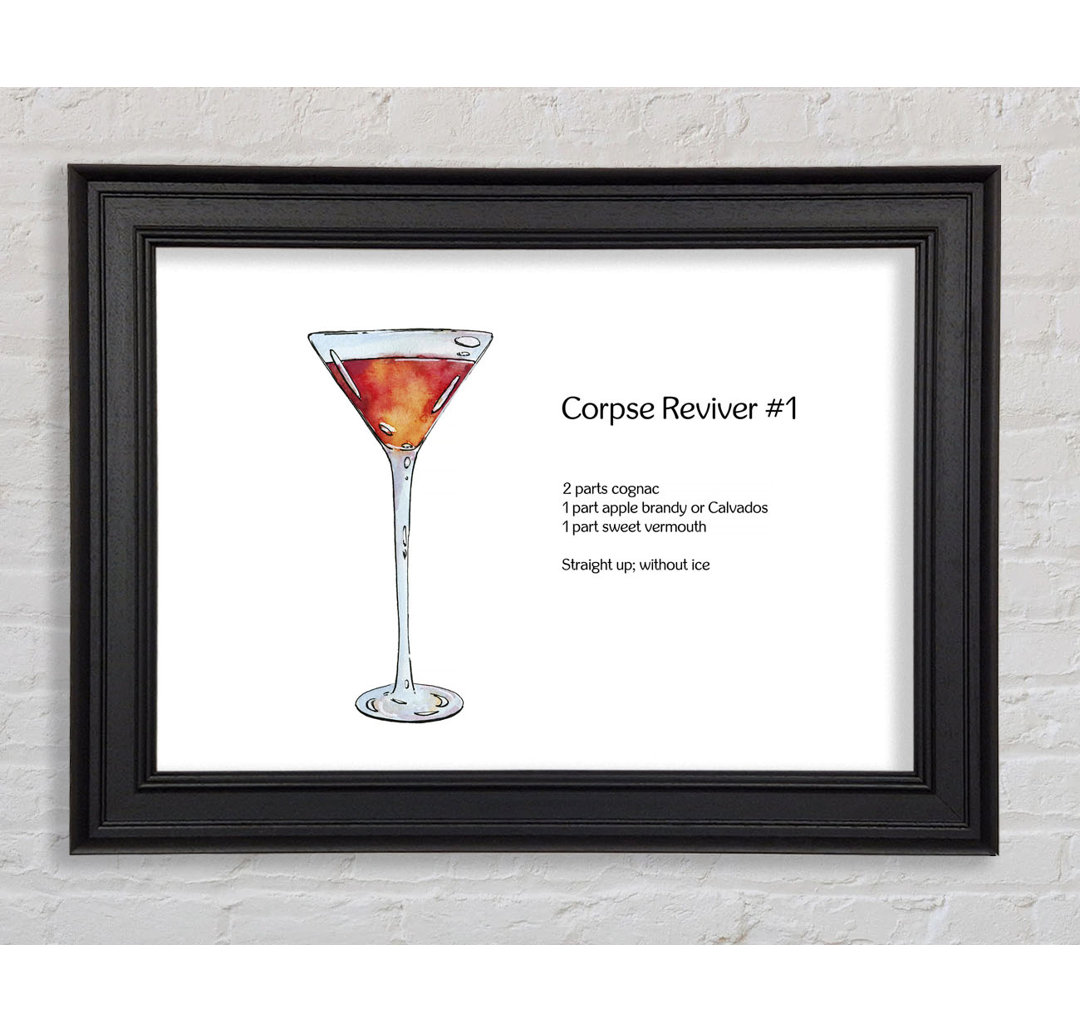 Corpse Reviver Cocktail - Einzelner Bilderrahmen Kunstdrucke