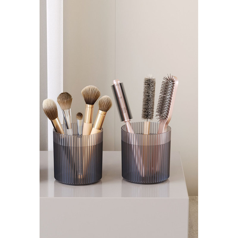 Ensemble de maquillage (2 pièces), Gris transparent