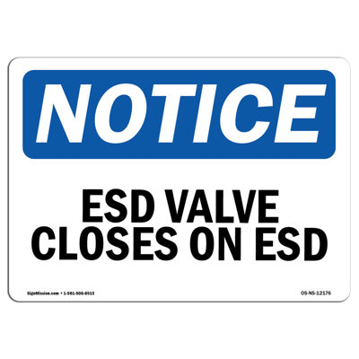 Esd Valve Closes on Esd Sign