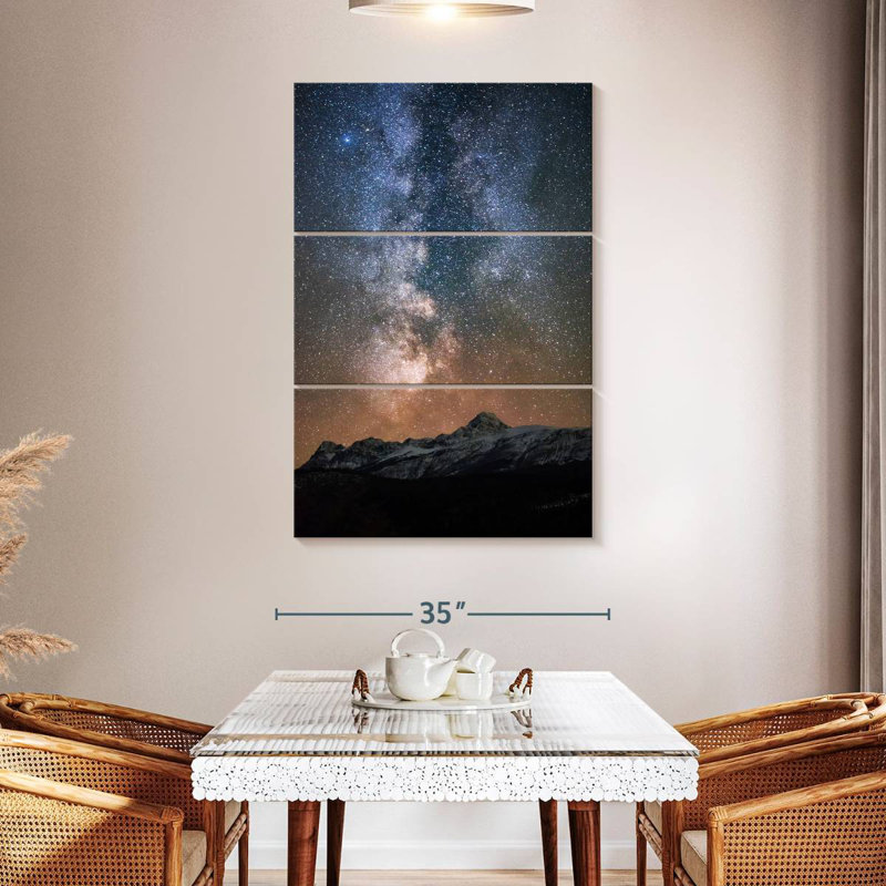 Oberle Milky Way Over Banff, 50" H x 32" W